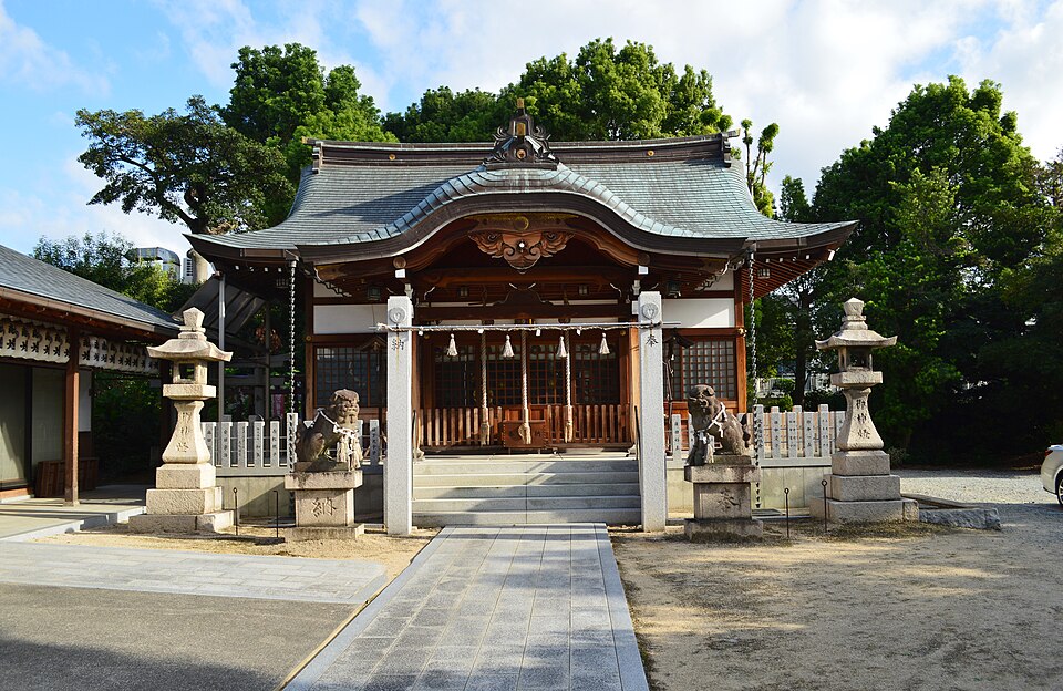 A photograph of Ikota Shrine