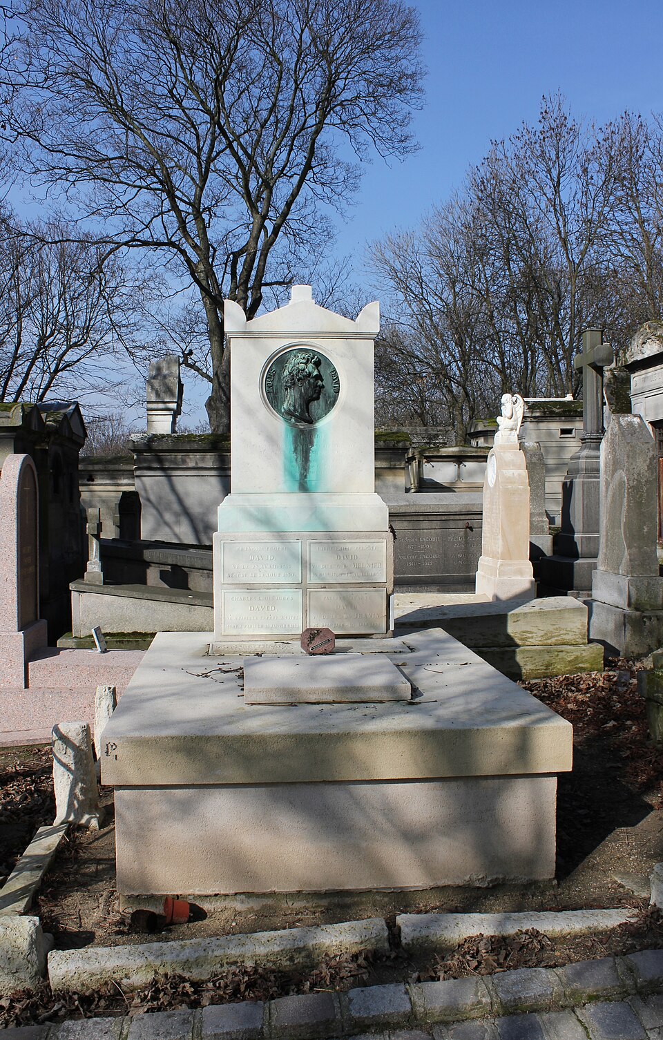 A photograph of Grave of Jacques-Louis David