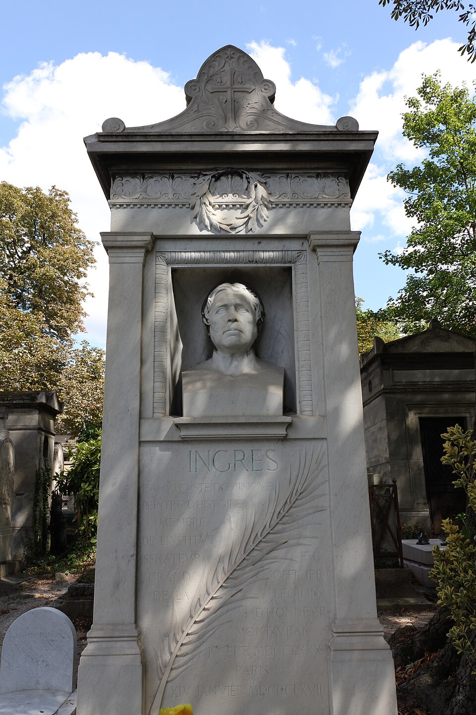 A photograph of Grave of Ingres