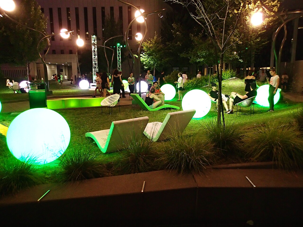 A photograph of Place des Arts