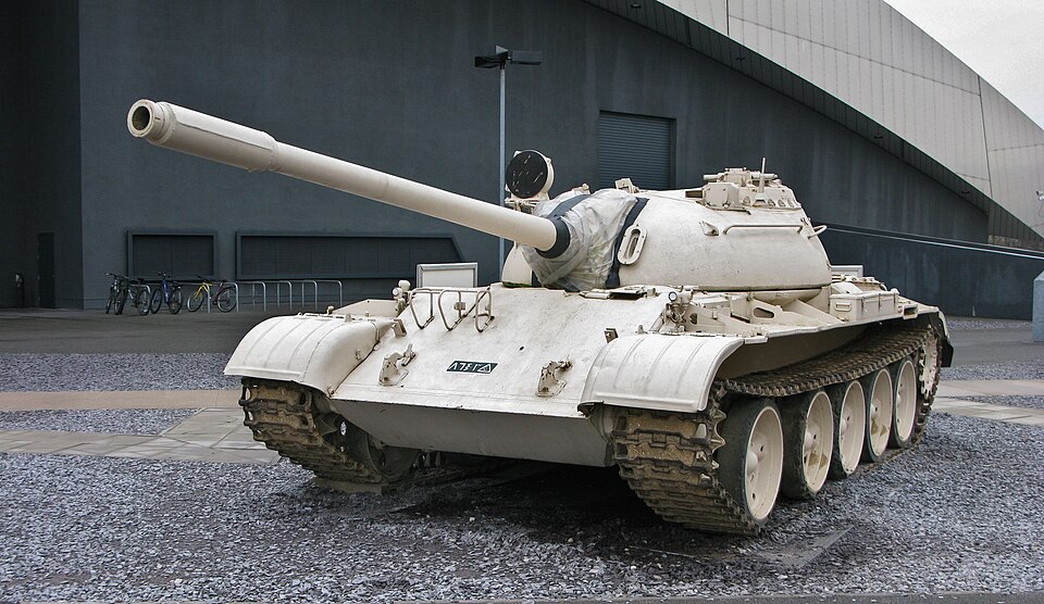 A photograph of T-54/55