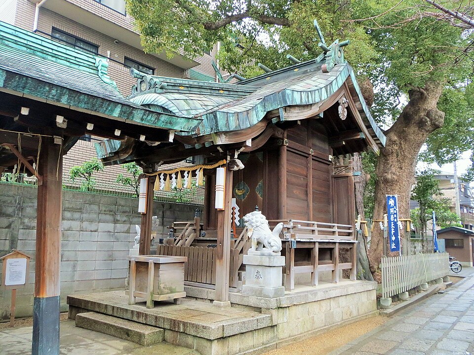 A photograph of Abe Ōji Shrine