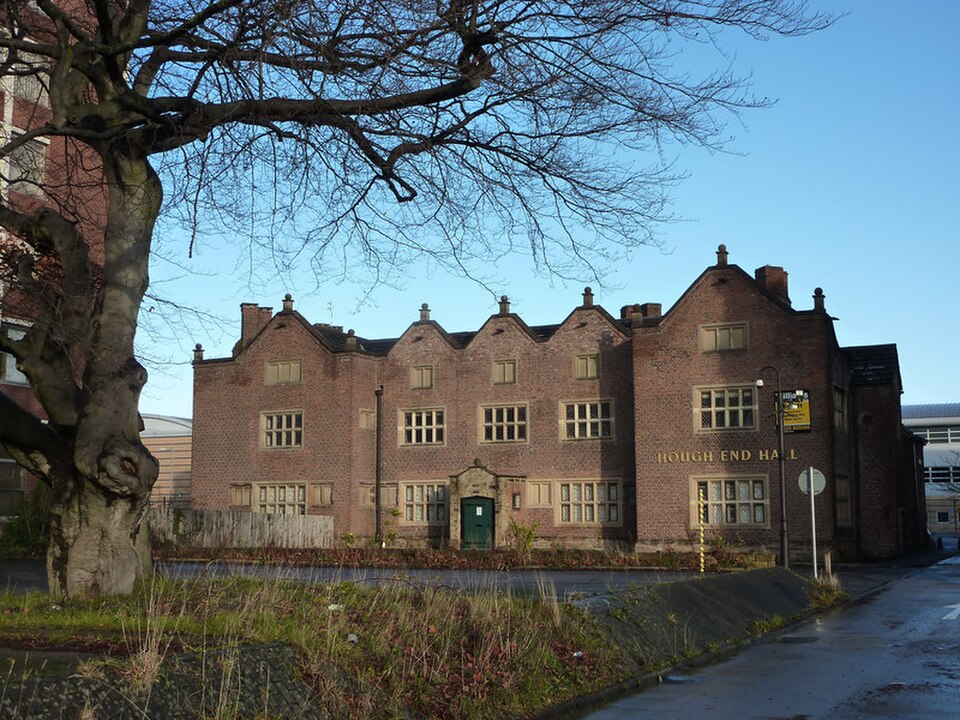 A photograph of Hough End Hall