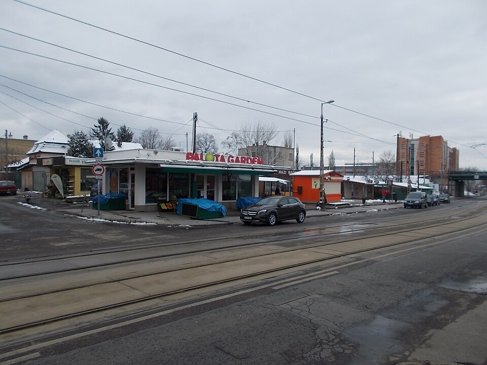 A photograph of Kolozsvár utcai piac