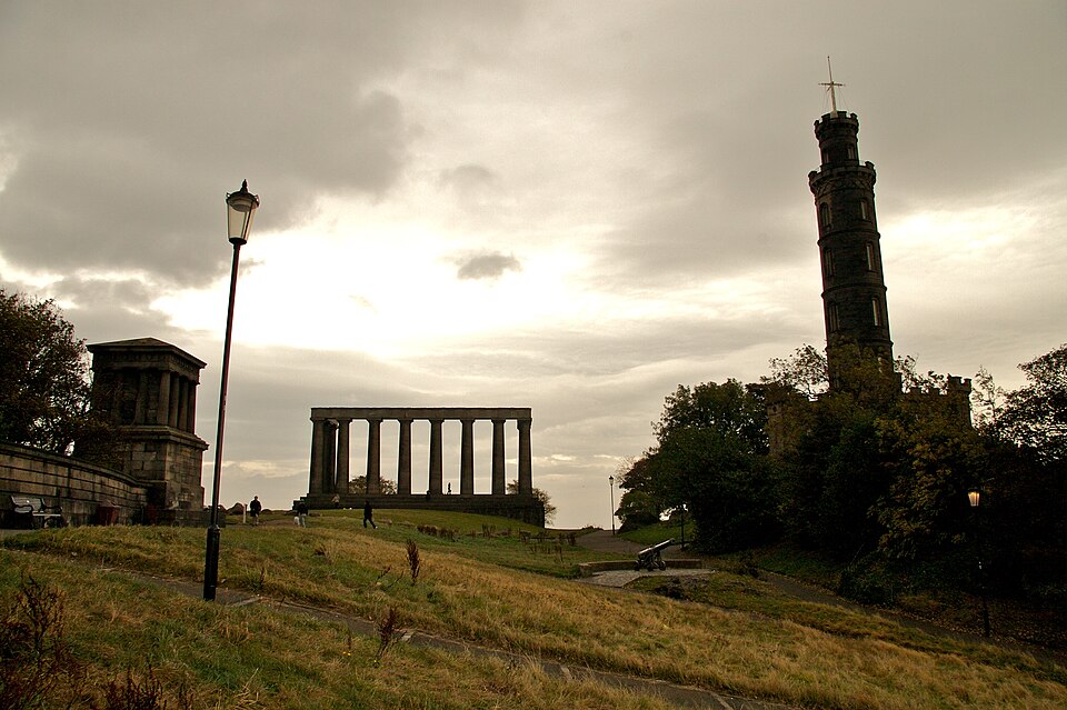 A photograph of National Monument of Scotland