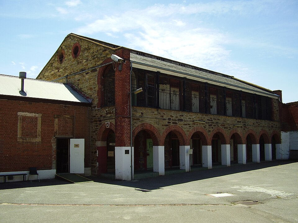 A photograph of Adelaide Gaol