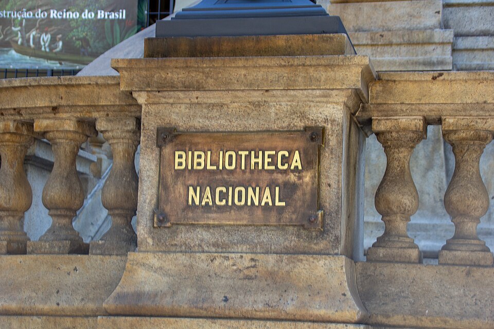 A photograph of National Library of Brazil