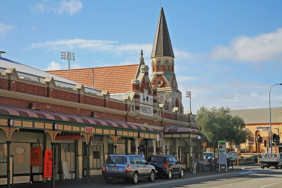 A photograph of Fremantle Markets