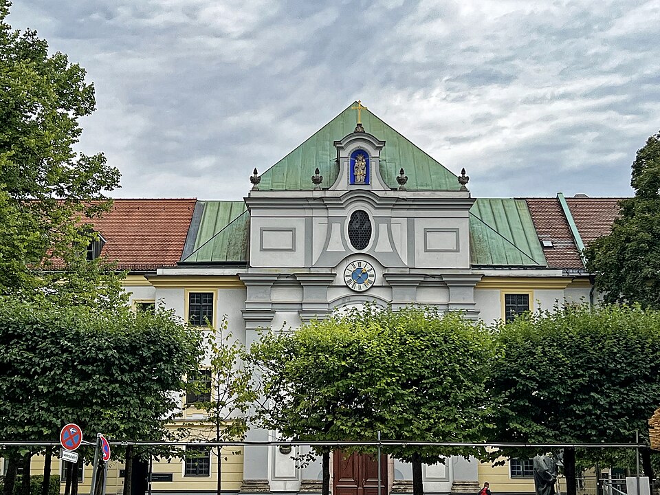A photograph of Abbey Church of St. Anna