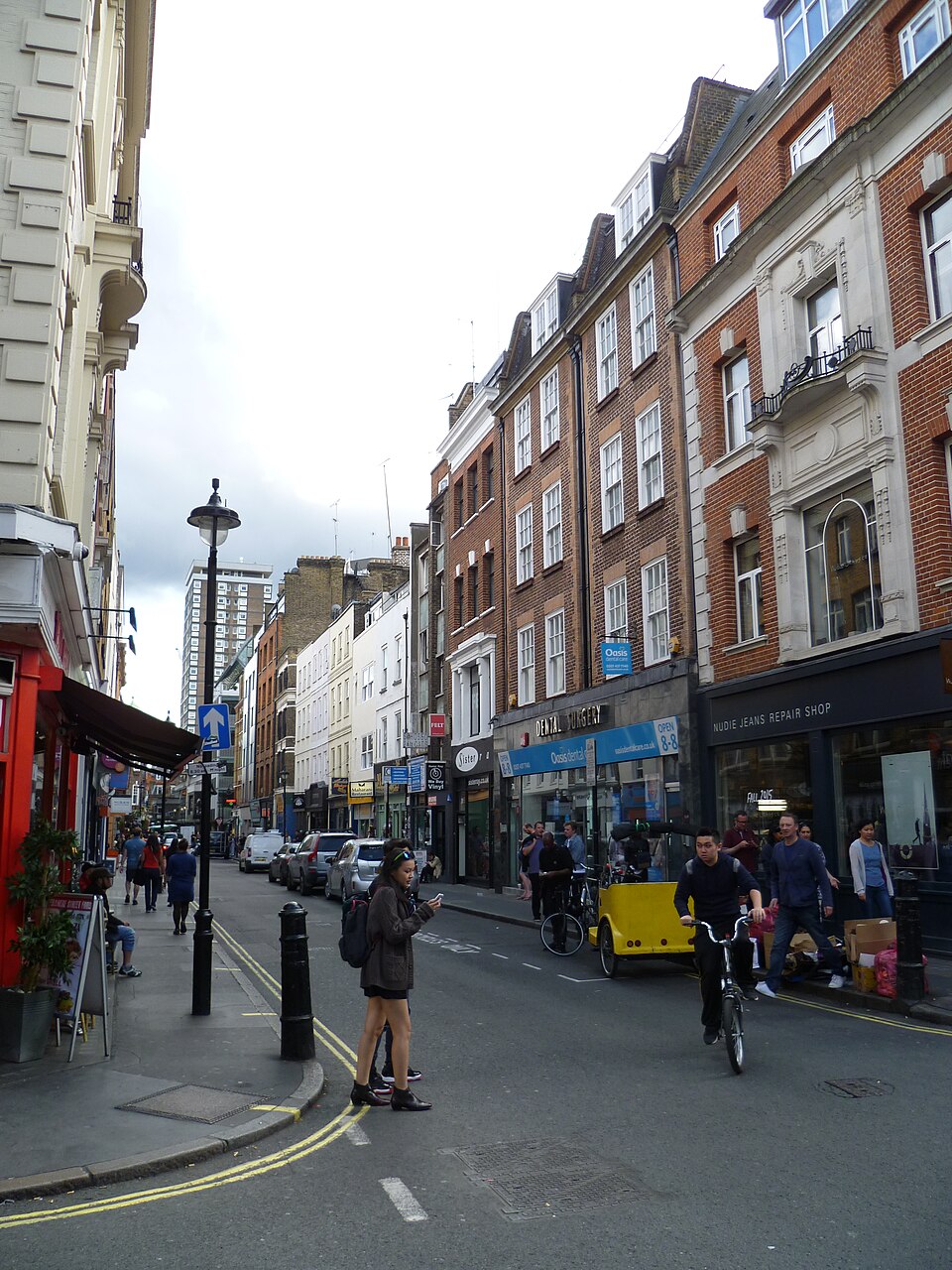 A photograph of Berwick Street