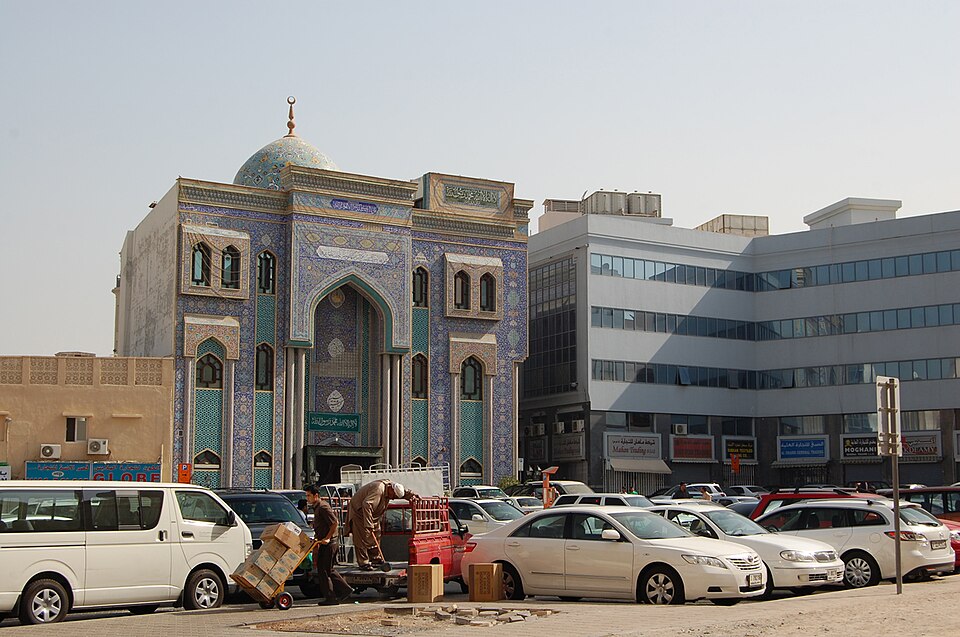 A photograph of Iranian Mosque, Bur Dubai