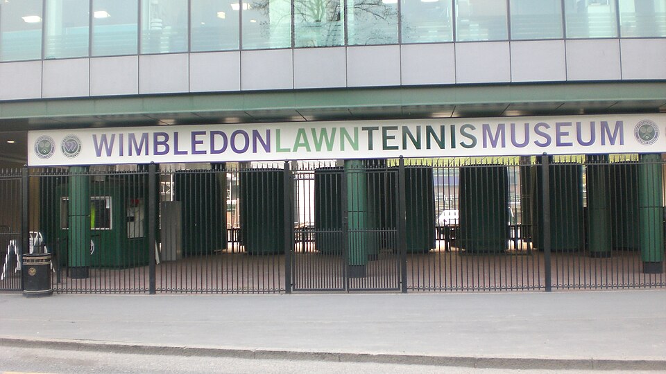A photograph of Wimbledon Lawn Tennis Museum