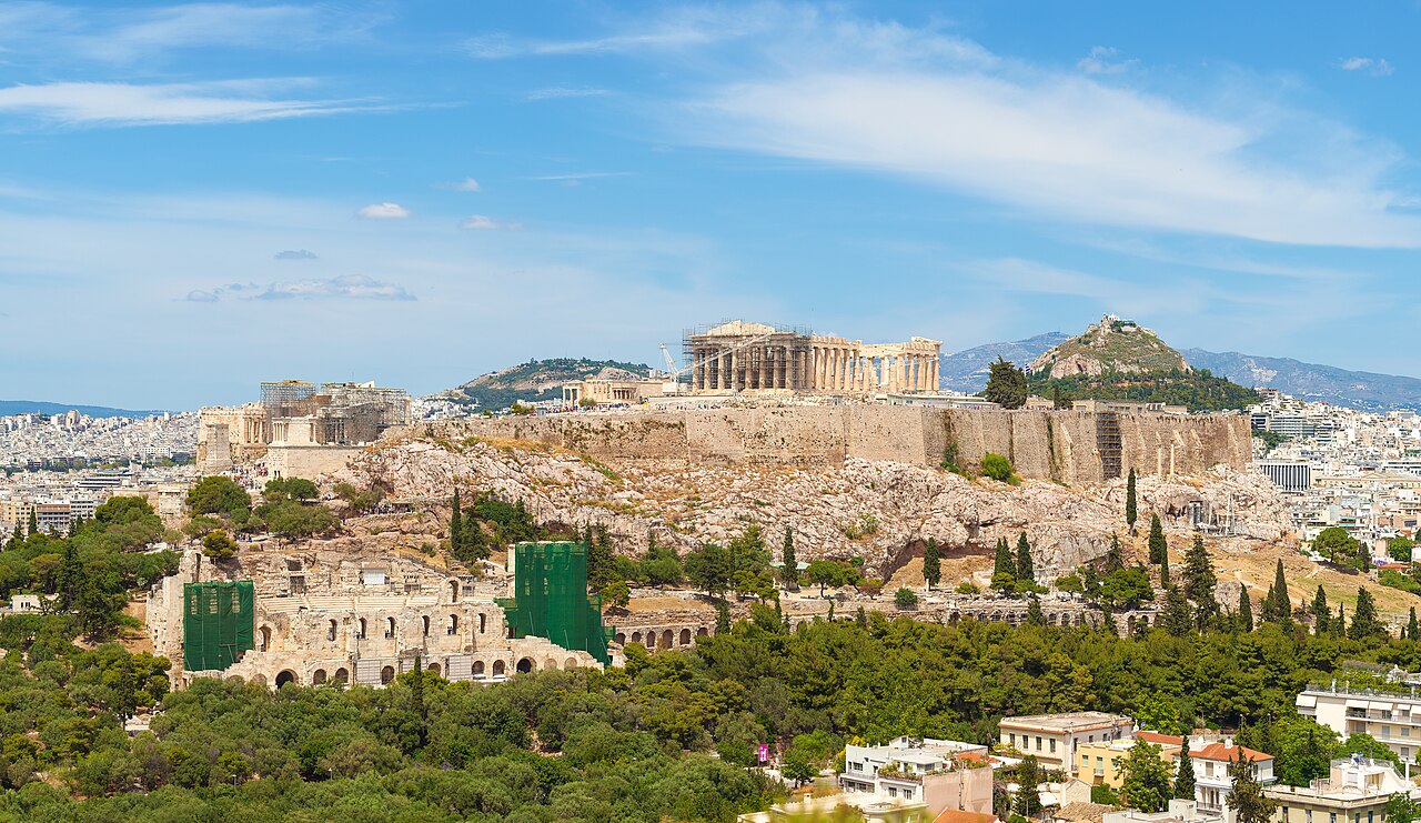 A photograph of Athens