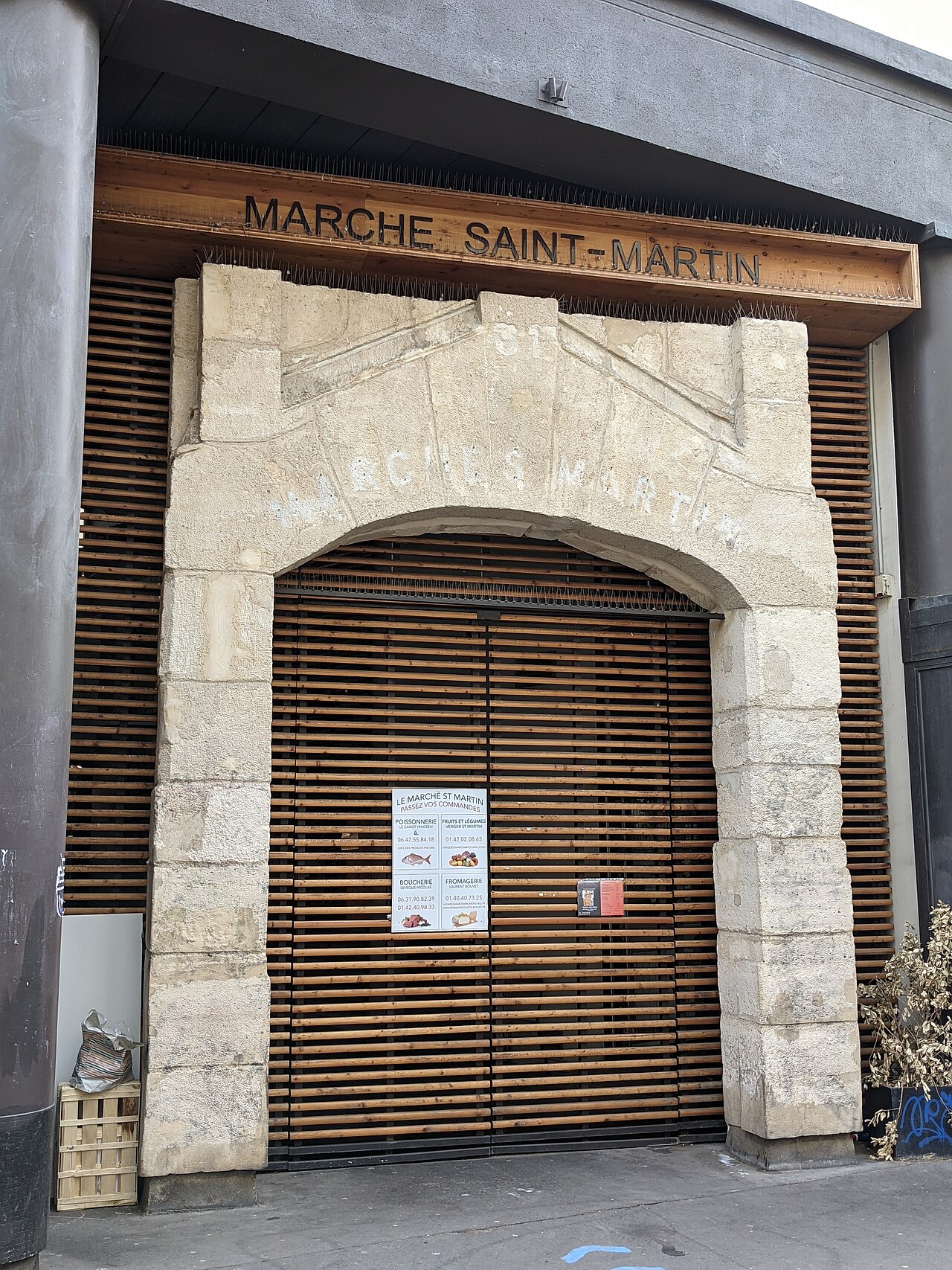 Marché couvert Saint-Martin