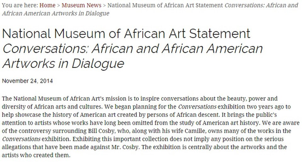 A photograph of National Museum of African Art