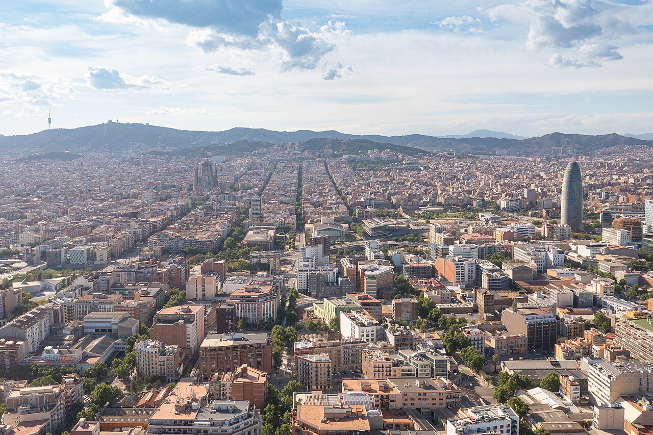 A photograph of Barcelona
