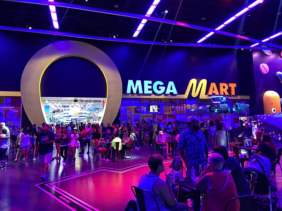 A photograph of Omega Mart