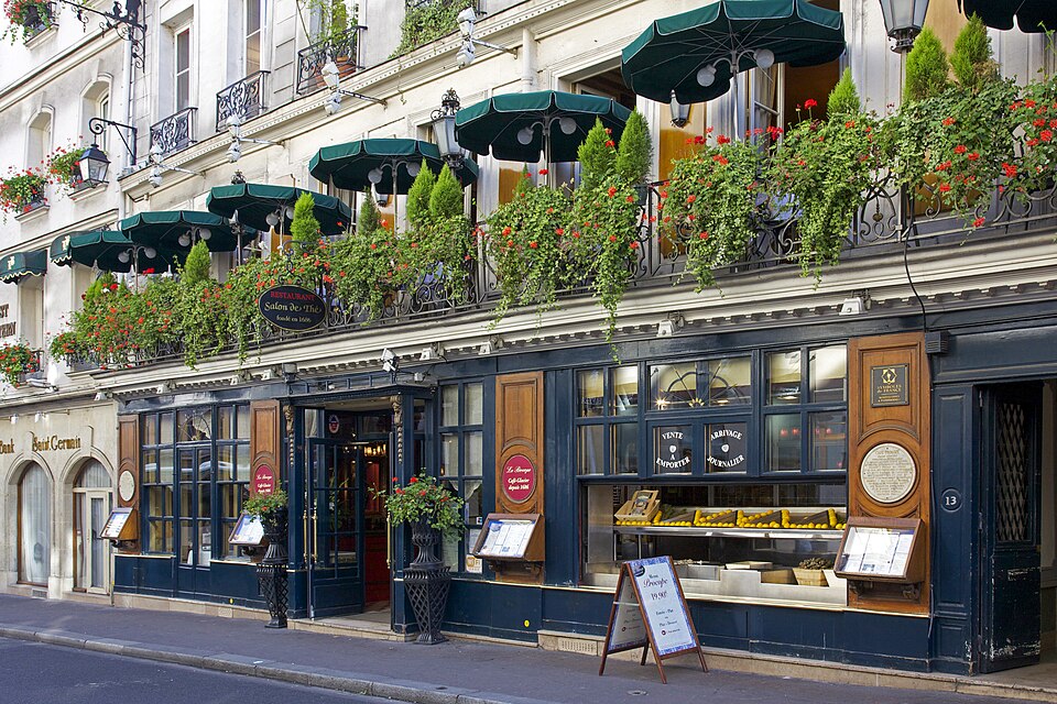 A photograph of Café Procope