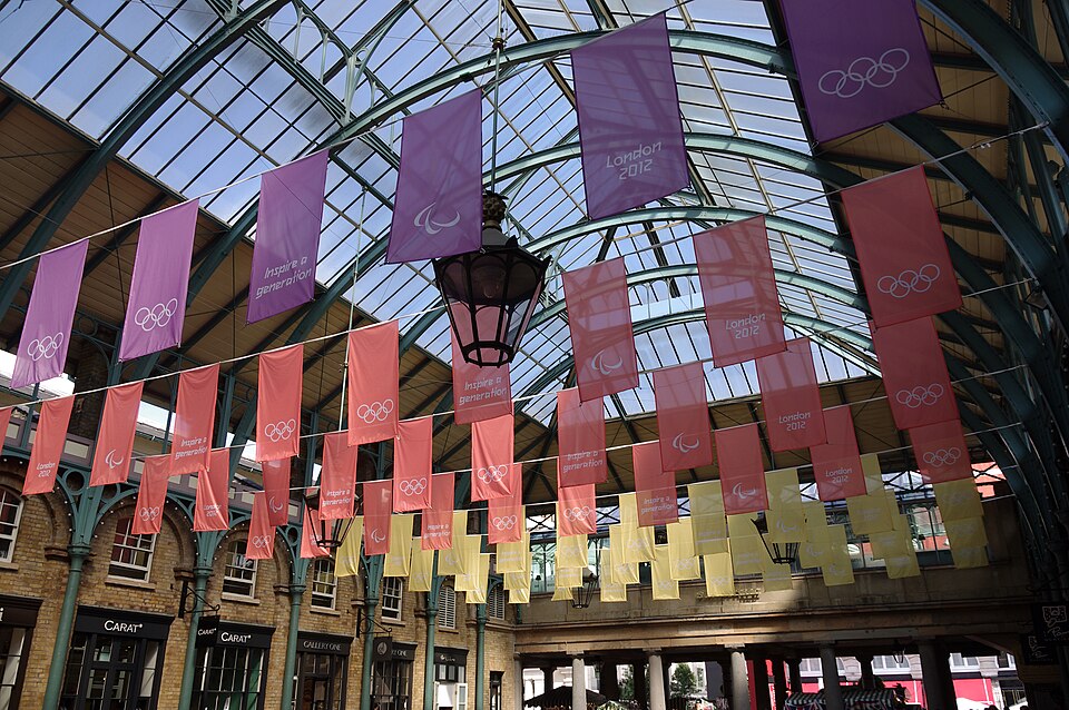 A photograph of Covent Garden Market