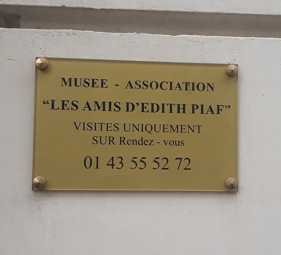 A photograph of Musée Édith Piaf