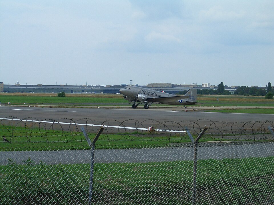 A photograph of Berlin-Tempelhof Airport