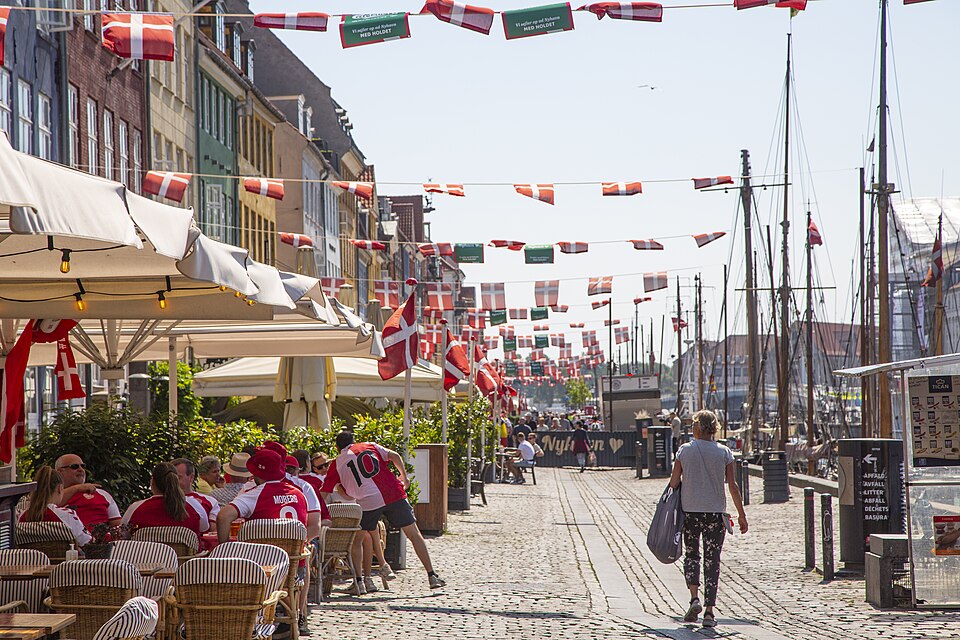 A photograph of Nyhavn