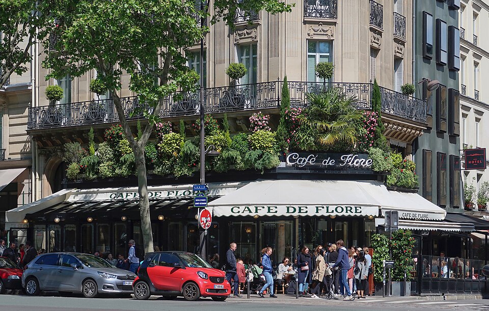 A photograph of Café de Flore