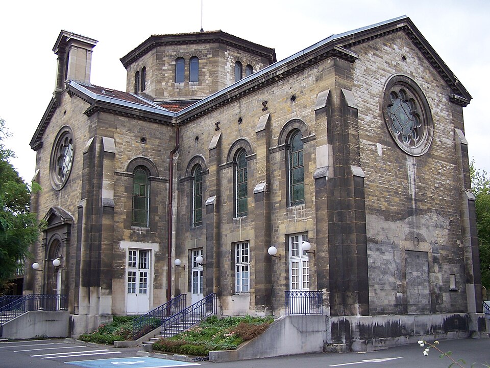 A photograph of Sainte-Anne hospital chapel