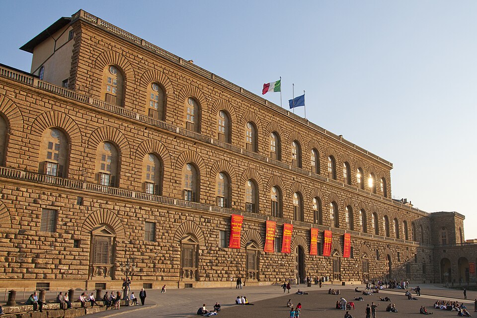 A photograph of Galleria Palatina