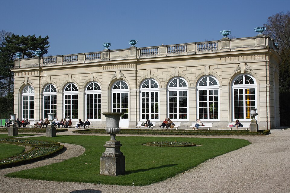 A photograph of Orangery of the Bagatelle