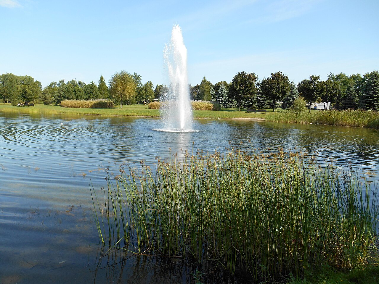 A photograph of Ahuntsic Park