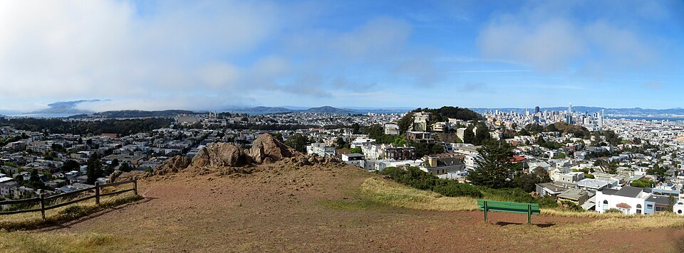 A photograph of Tank Hill