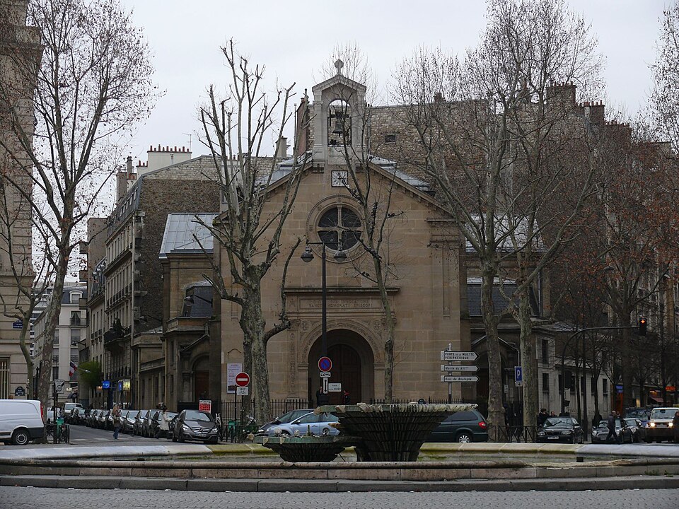 A photograph of Saint-Honore d'Eylau Church