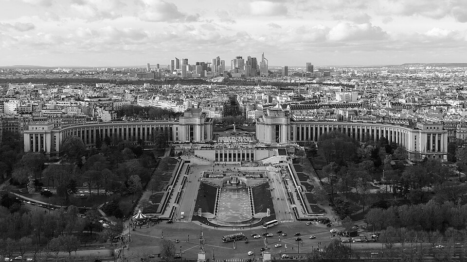 A photograph of Chaillot Palace