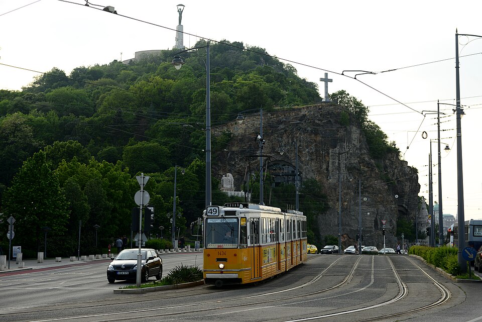 A photograph of Gellért Hill