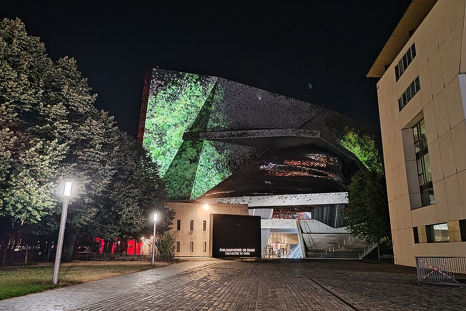 A photograph of Philharmonie de Paris