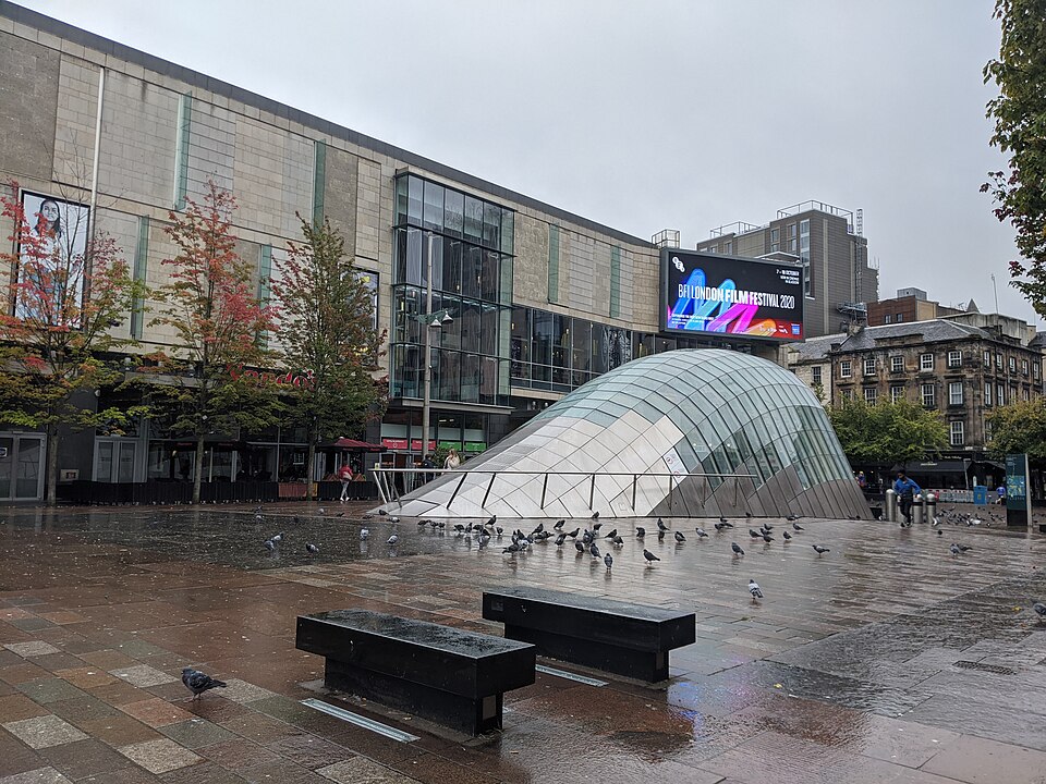A photograph of St. Enoch Centre