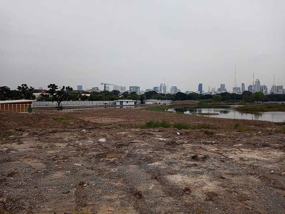 A photograph of King Rama IX Memorial Park