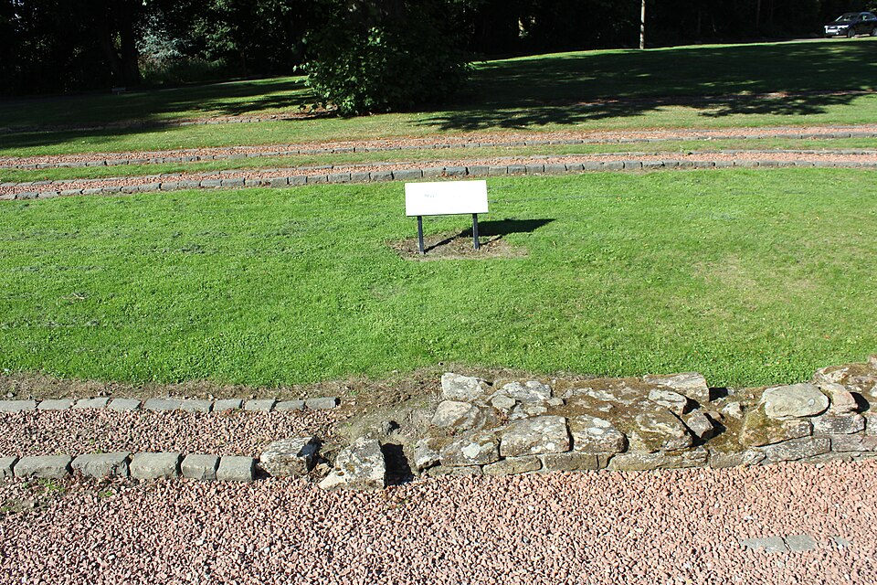 A photograph of Cramond Roman Fort