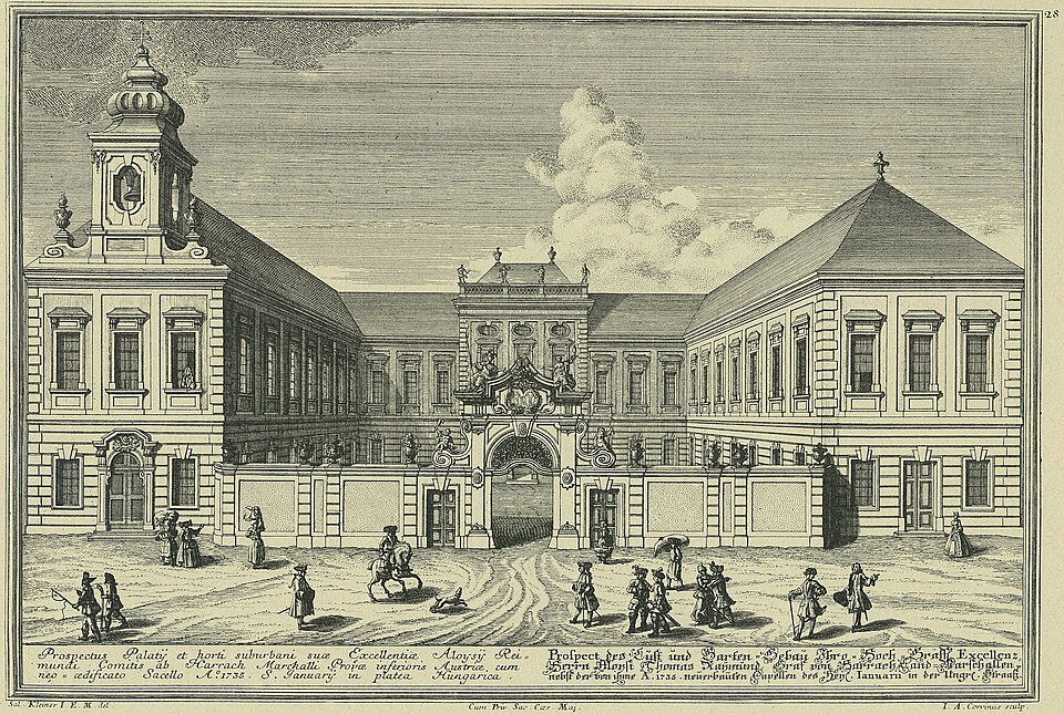A photograph of Palais Harrach