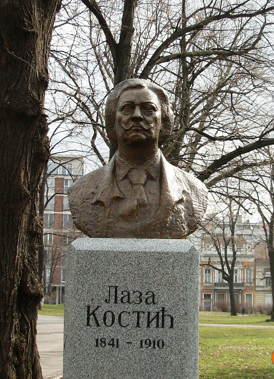 A photograph of Bust of Laza Kostić
