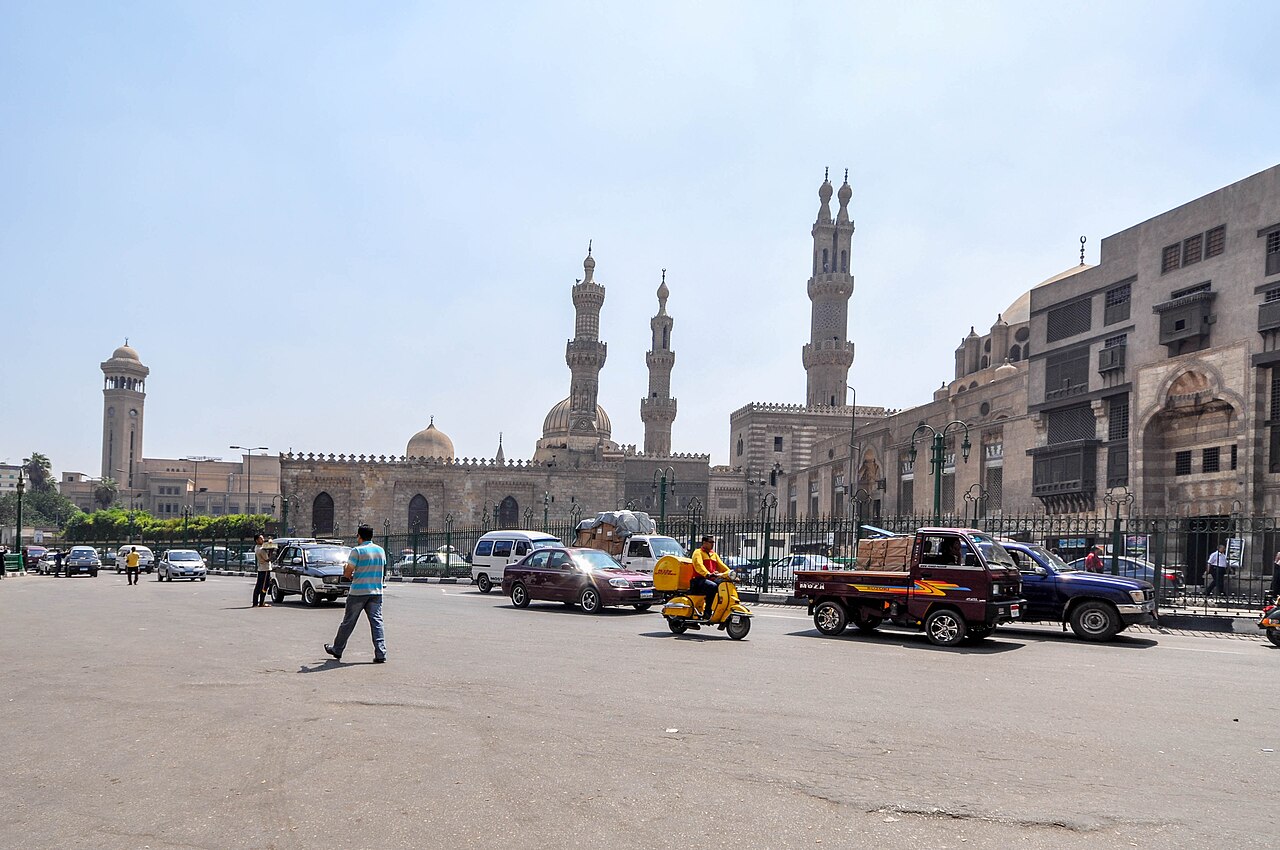 A photograph of Al-Azhar Mosque