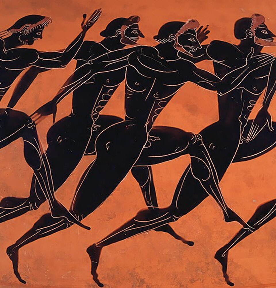 A photograph of Sprinting