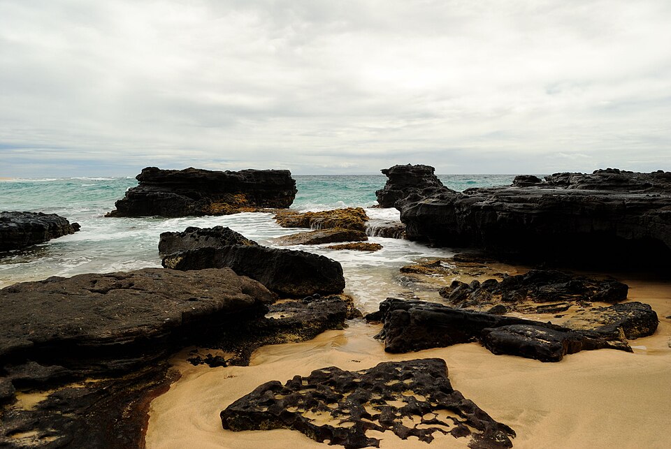A photograph of Sandy Beach