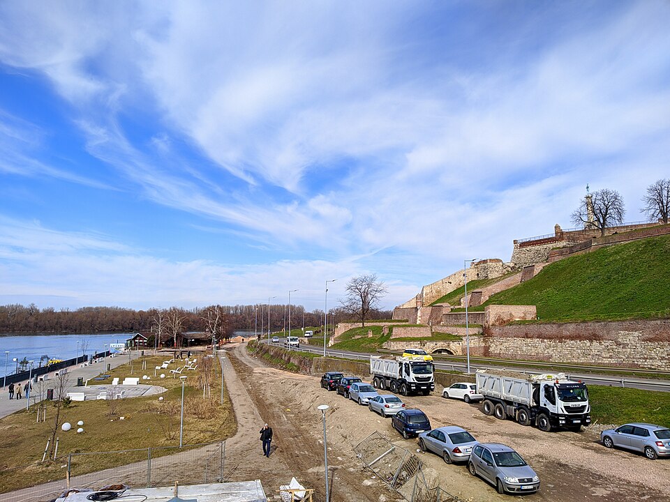 A photograph of Linear Park (Belgrade)
