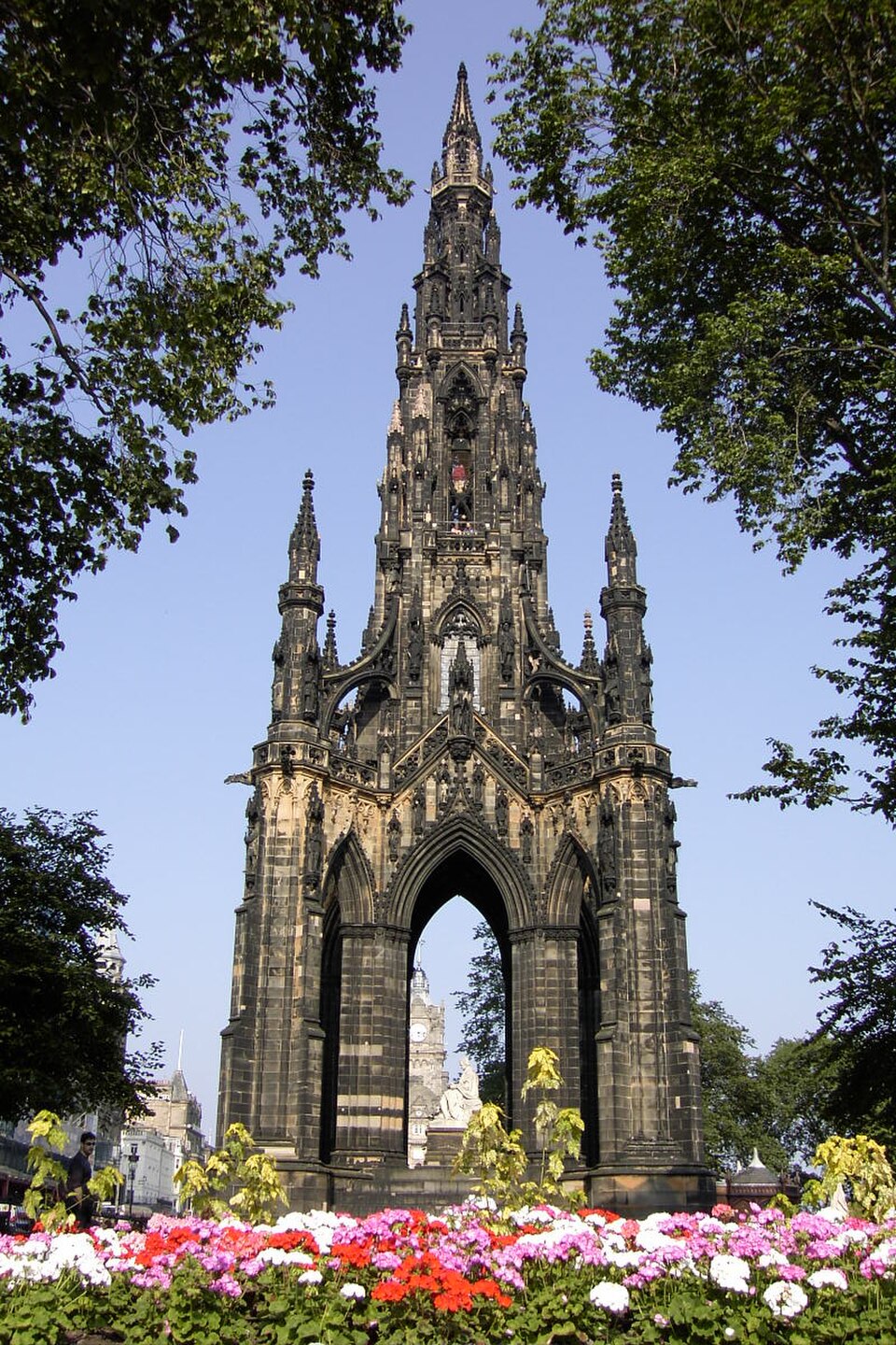 A photograph of Scott Monument
