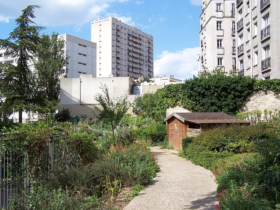 A photograph of jardin d'immeubles du boulevard de l'Hôpital