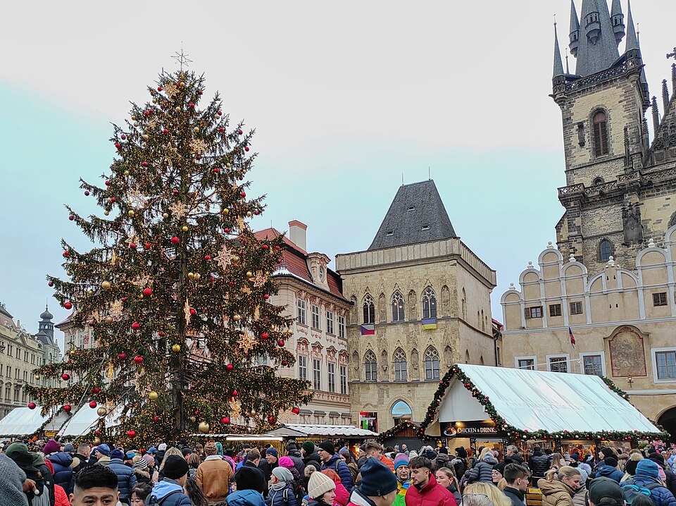 A photograph of Old Town Square