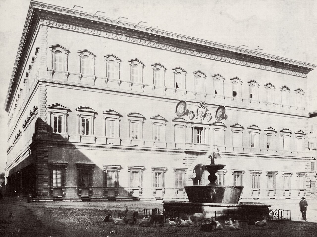 Ein Foto von Piazza Farnese