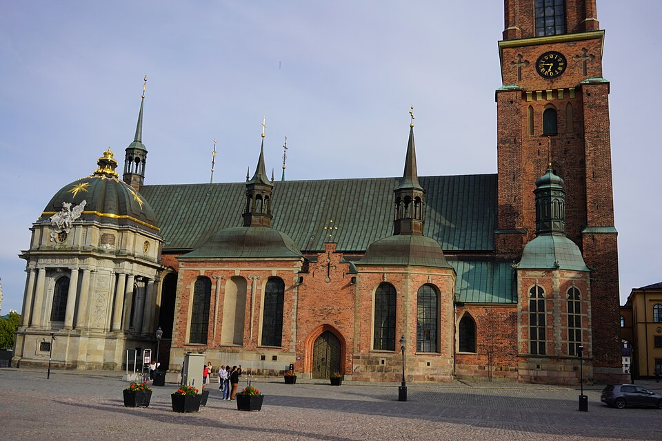 A photograph of Riddarholm Church
